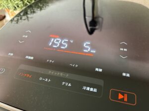 COSORIノンフライヤーで5分