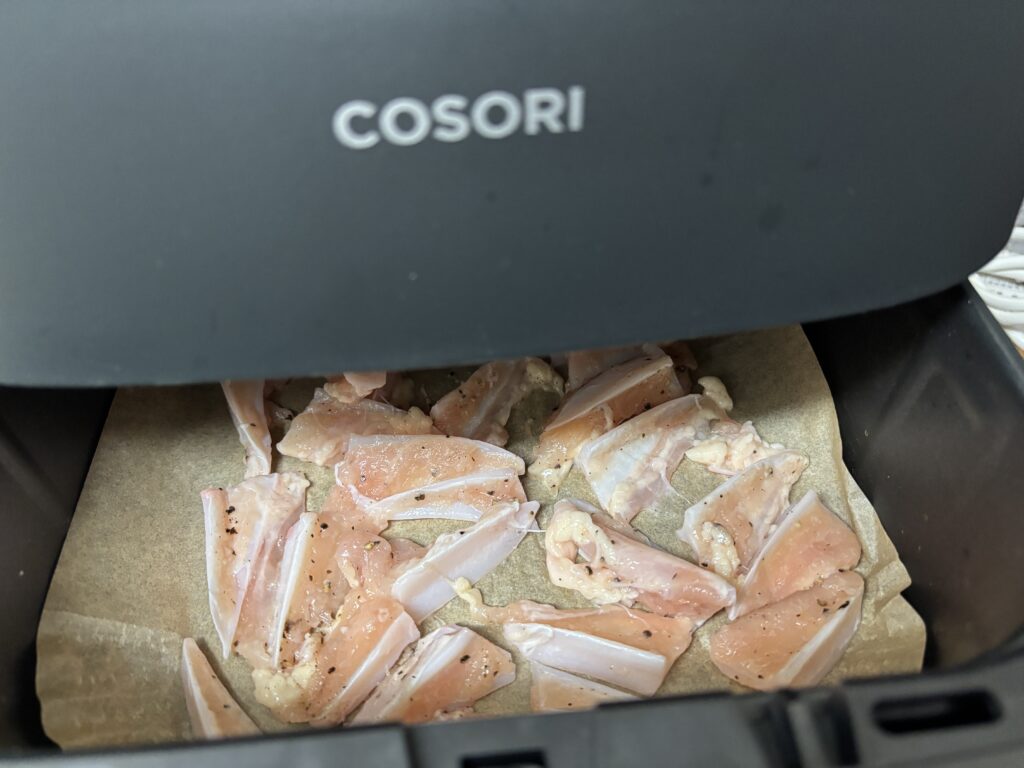 cosori ノンフライヤー とり軟骨