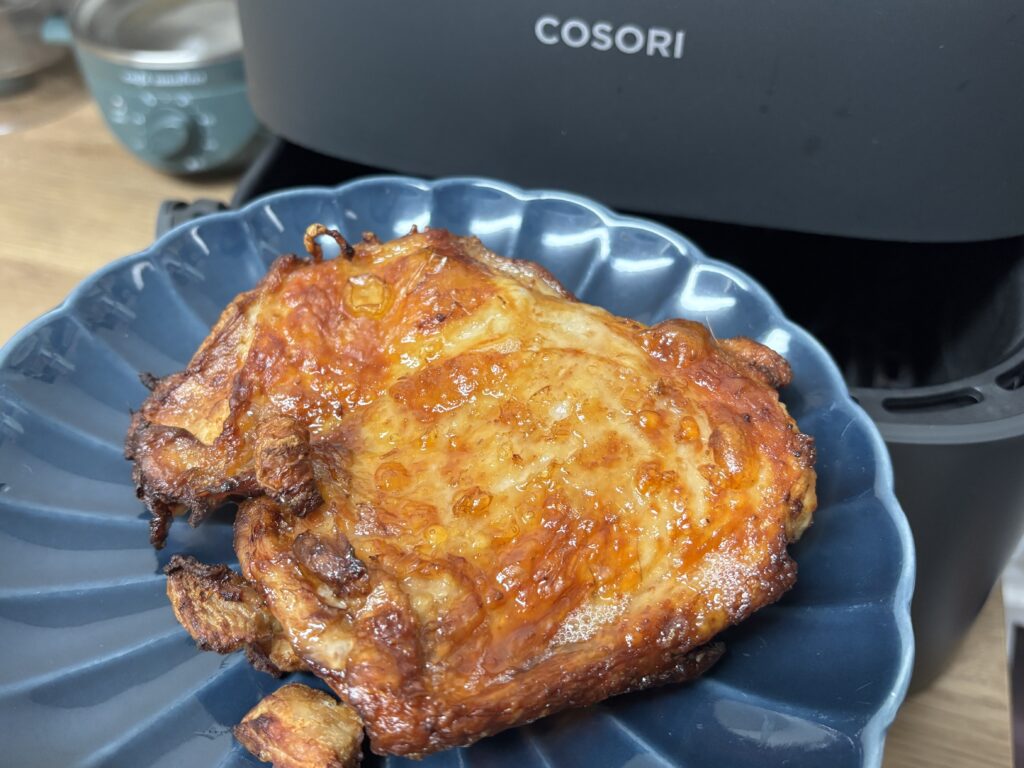 COSORIで鶏ももを焼きました