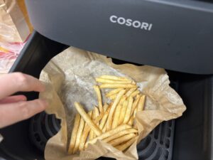 マックポテトをノンフライヤーで再加熱