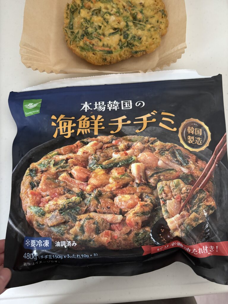 COSORIで冷凍チヂミ