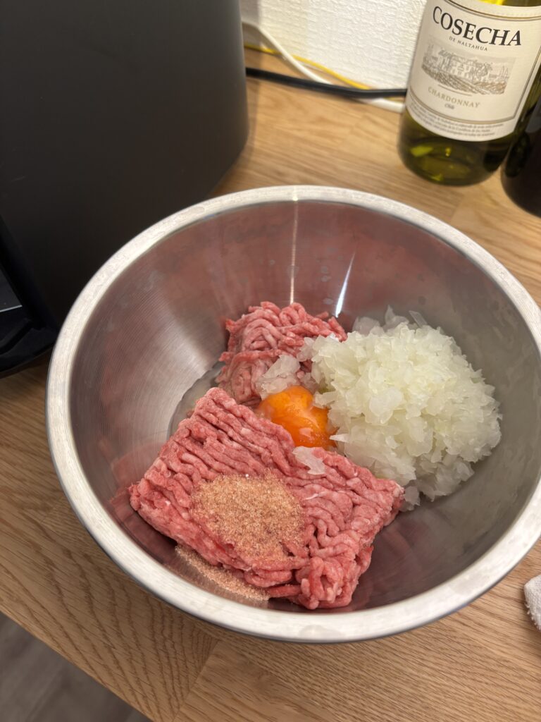 COSORI ハンバーグ材料