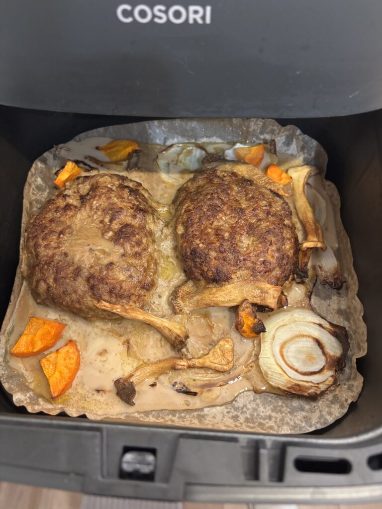 COSORI ハンバーグ 焼き上がり