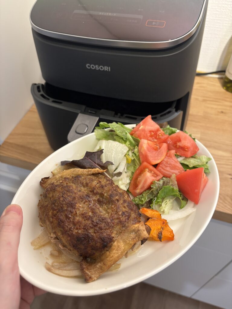 COSORIでハンバーグを焼く