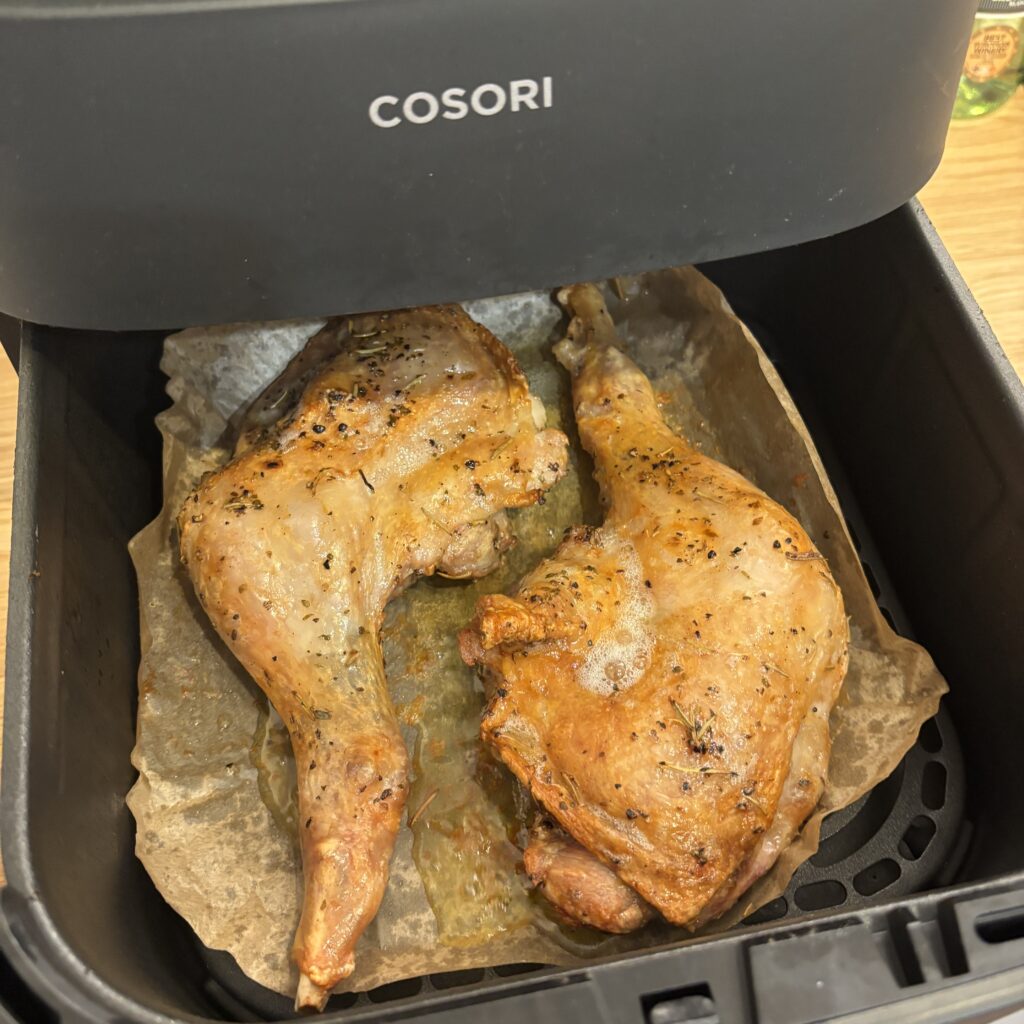 COSORI 骨付きチキン　焼き方