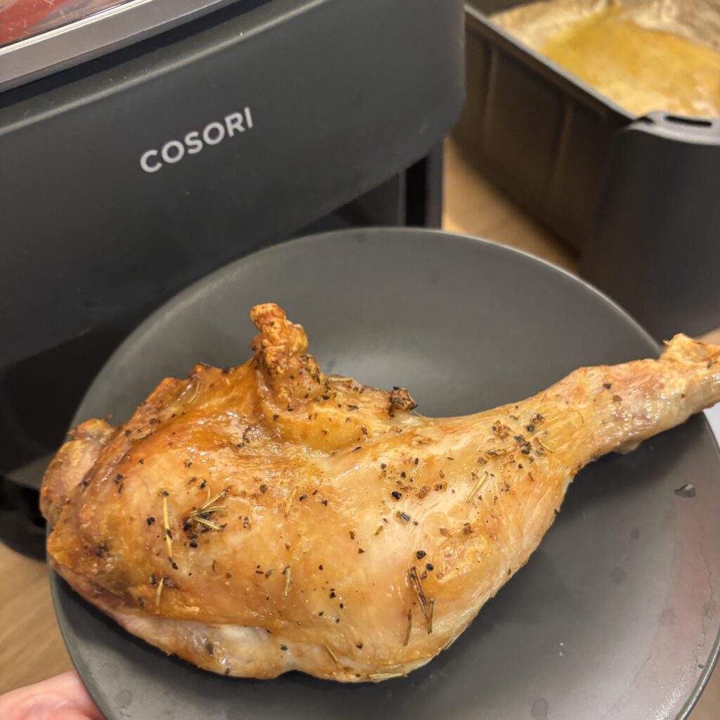 COSORI 骨付き鶏もも　焼き方