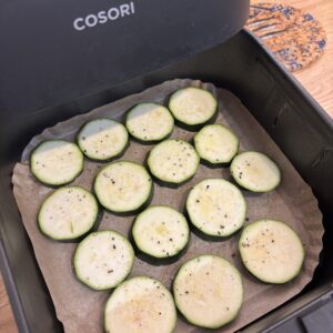 エアフライヤー ズッキーニ
