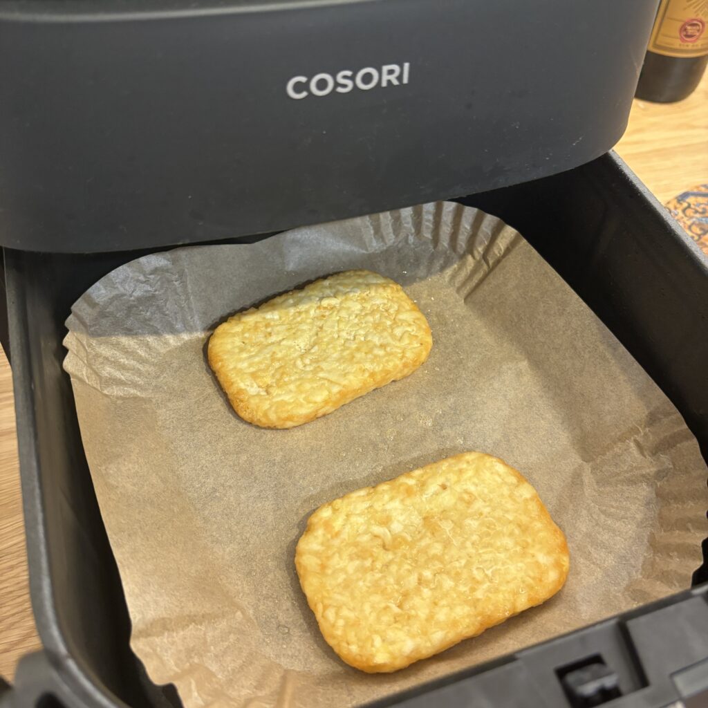 COSORI ハッシュドポテト 焼き時間