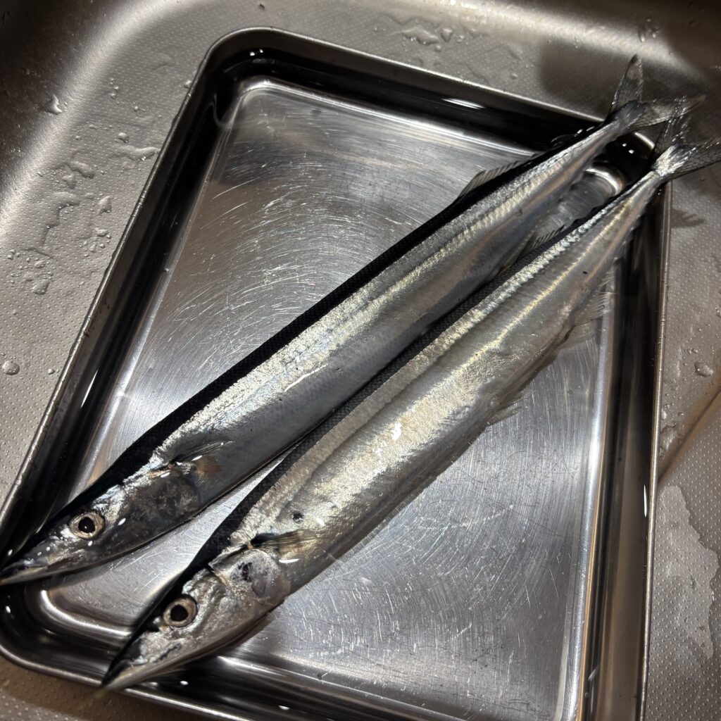冷凍さんまをCOSORIで焼く