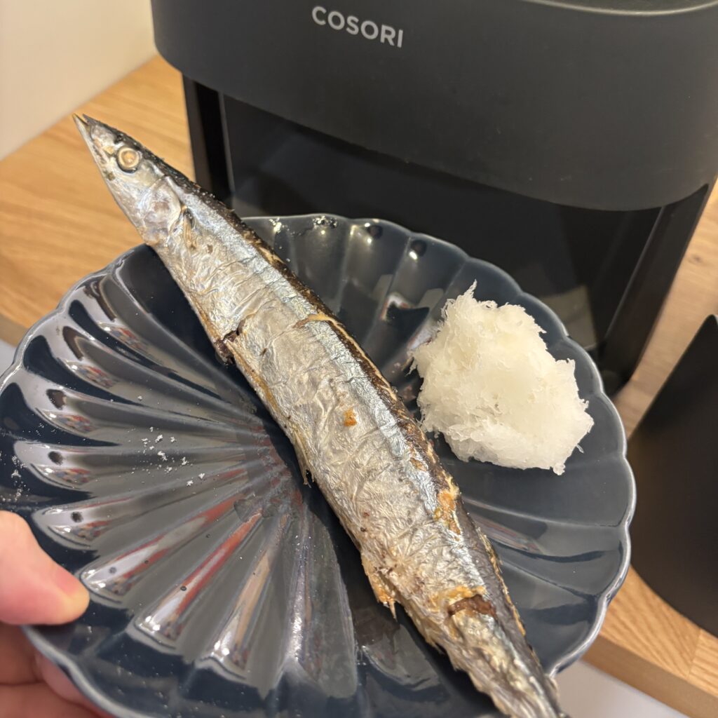 冷凍さんま COSORI ノンフライヤー
