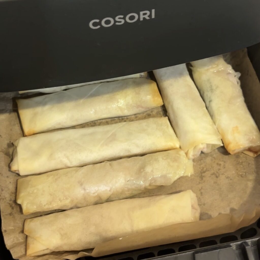 COSORI 豚しそチーズ春巻き レシピ