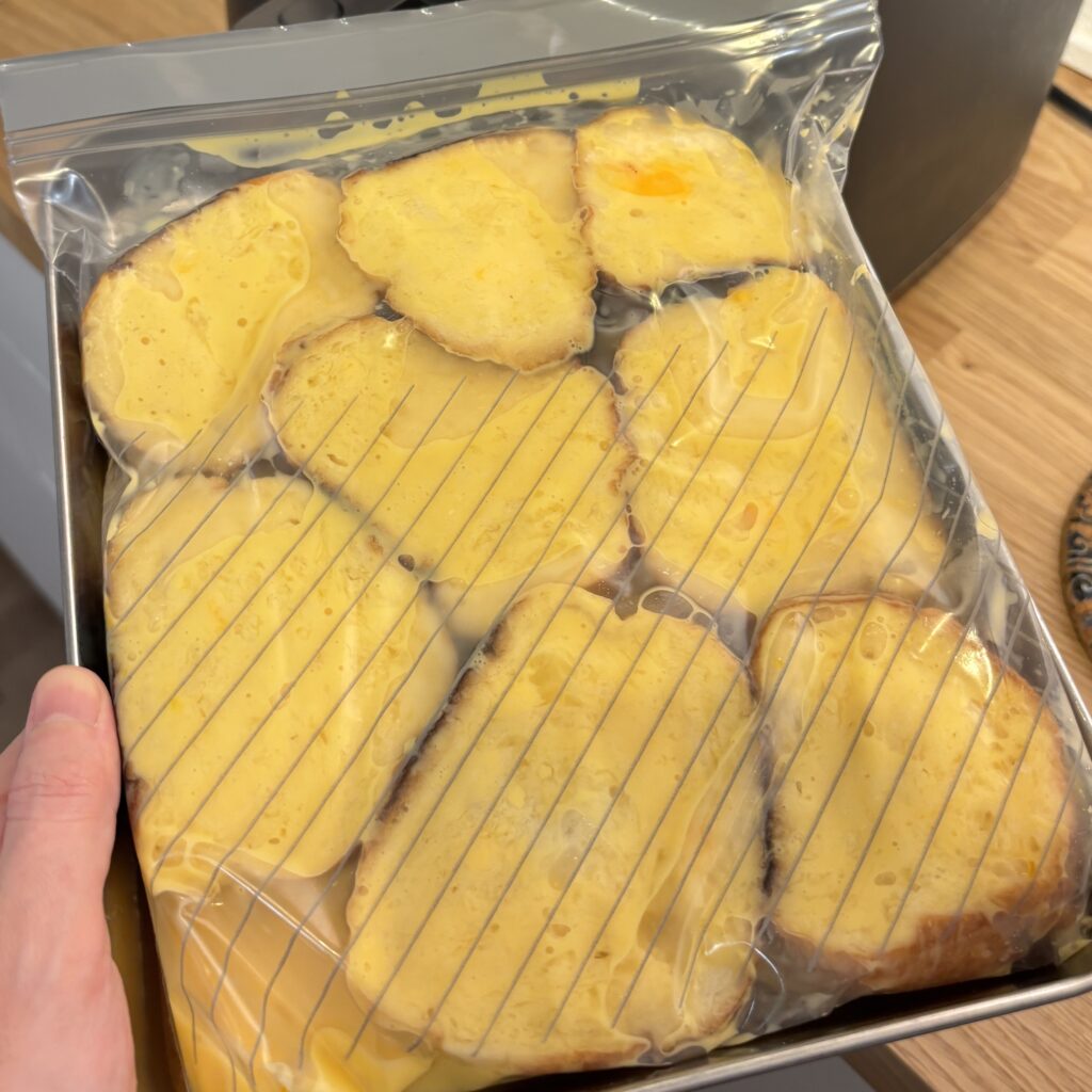 フレンチトースト ノンフライヤー 作り方