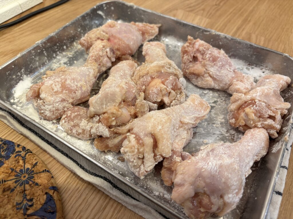 COSORI 手羽元 調理 片栗粉