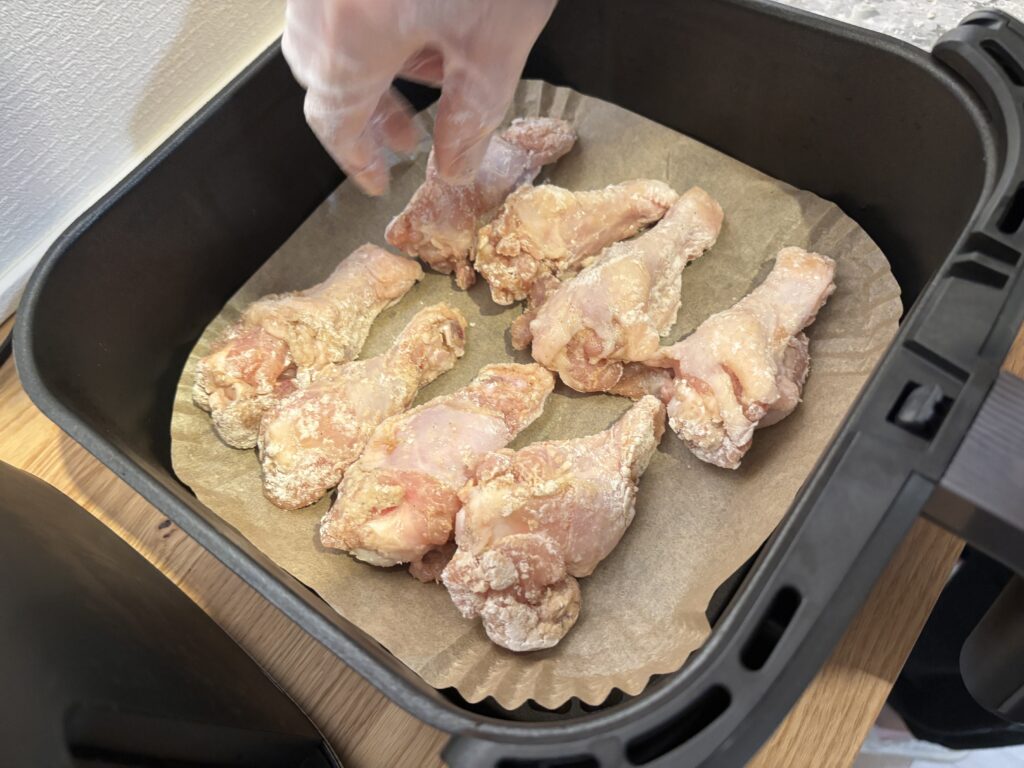 COSORI 手羽元 並べる